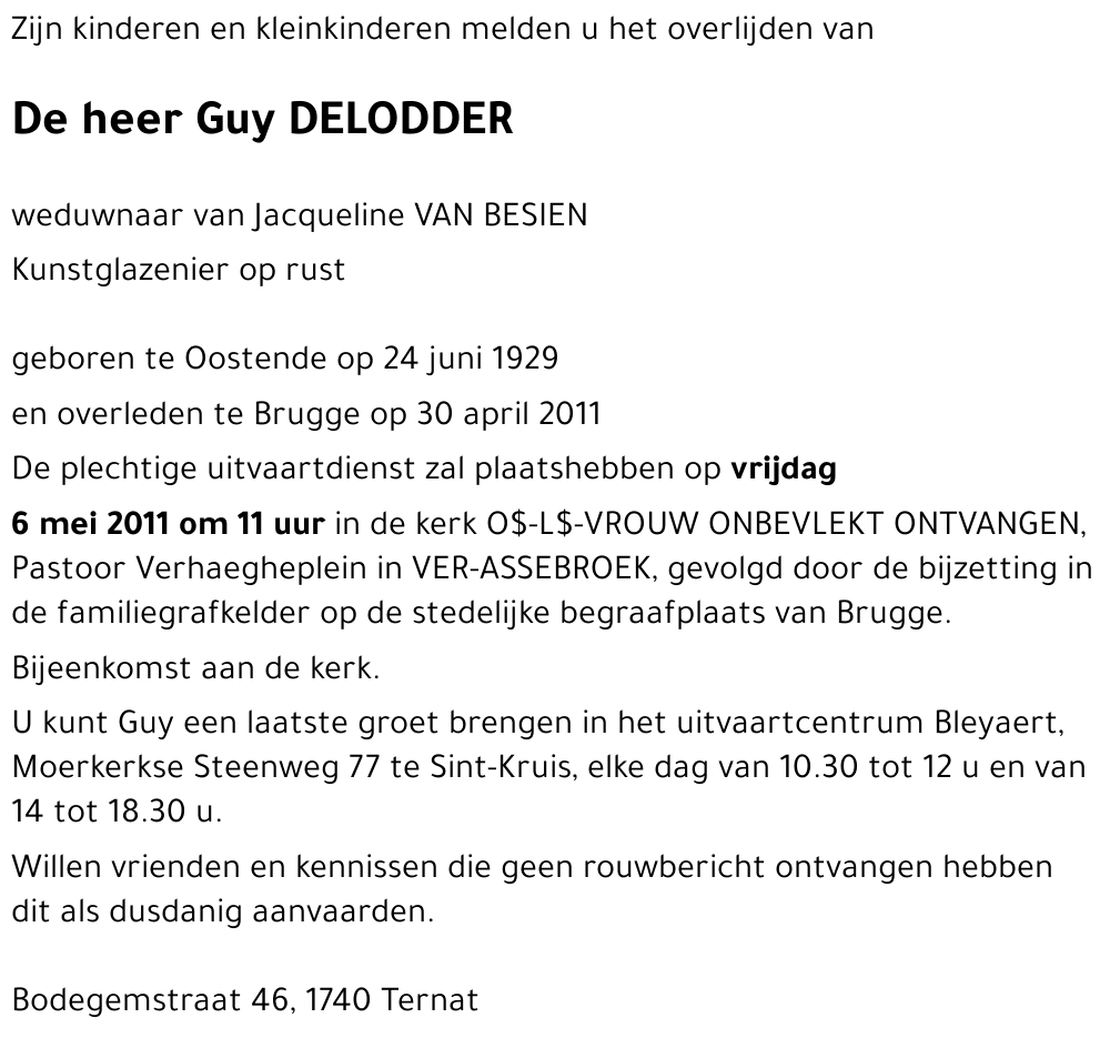 Guy DELODDER