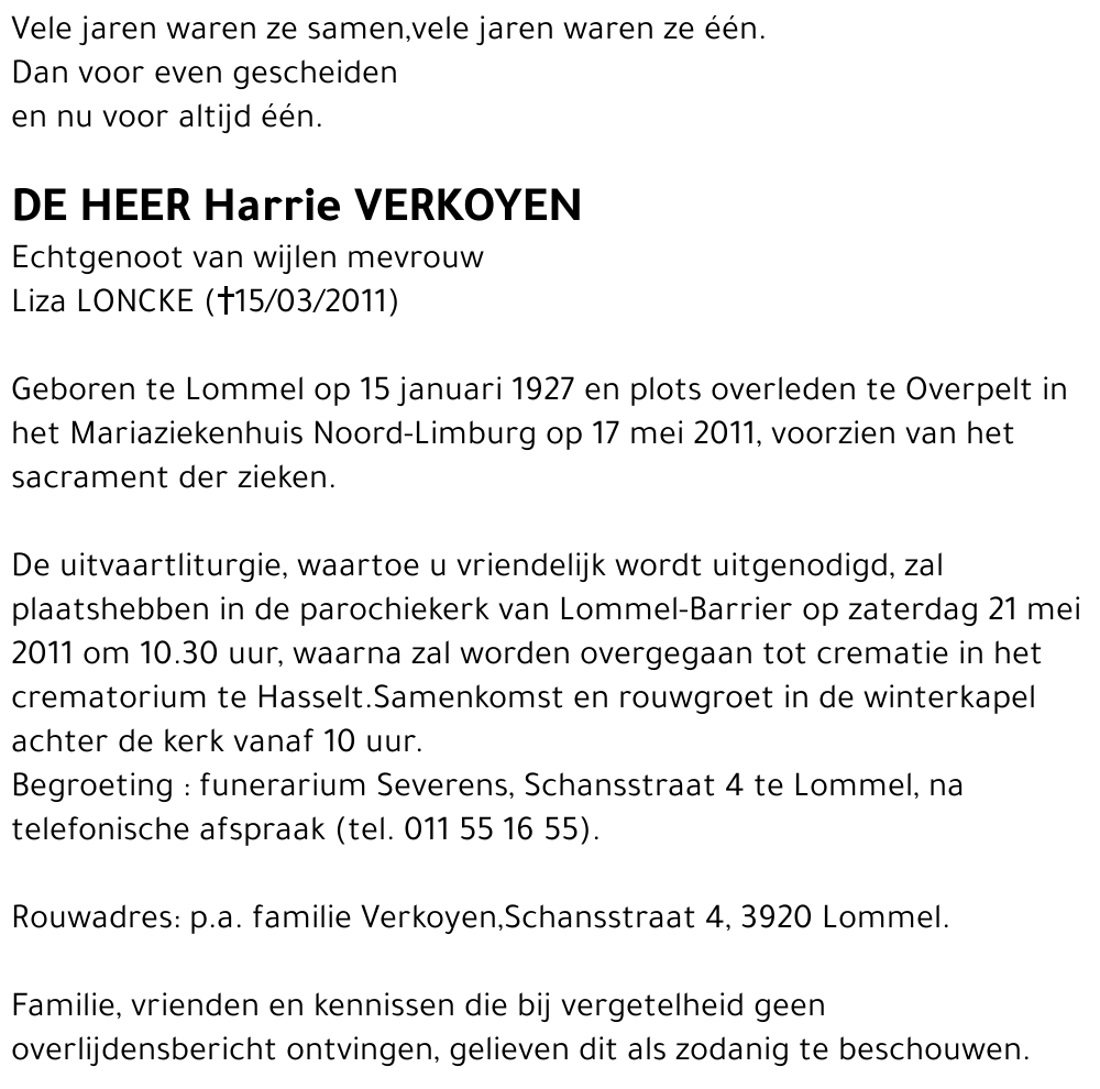 Harrie Verkoyen