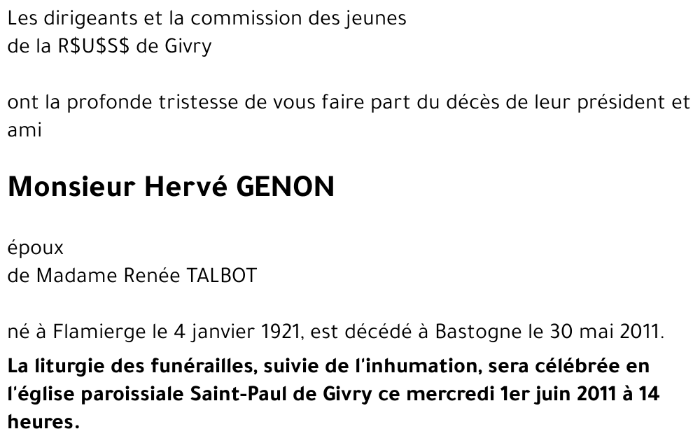 Hervé GENON
