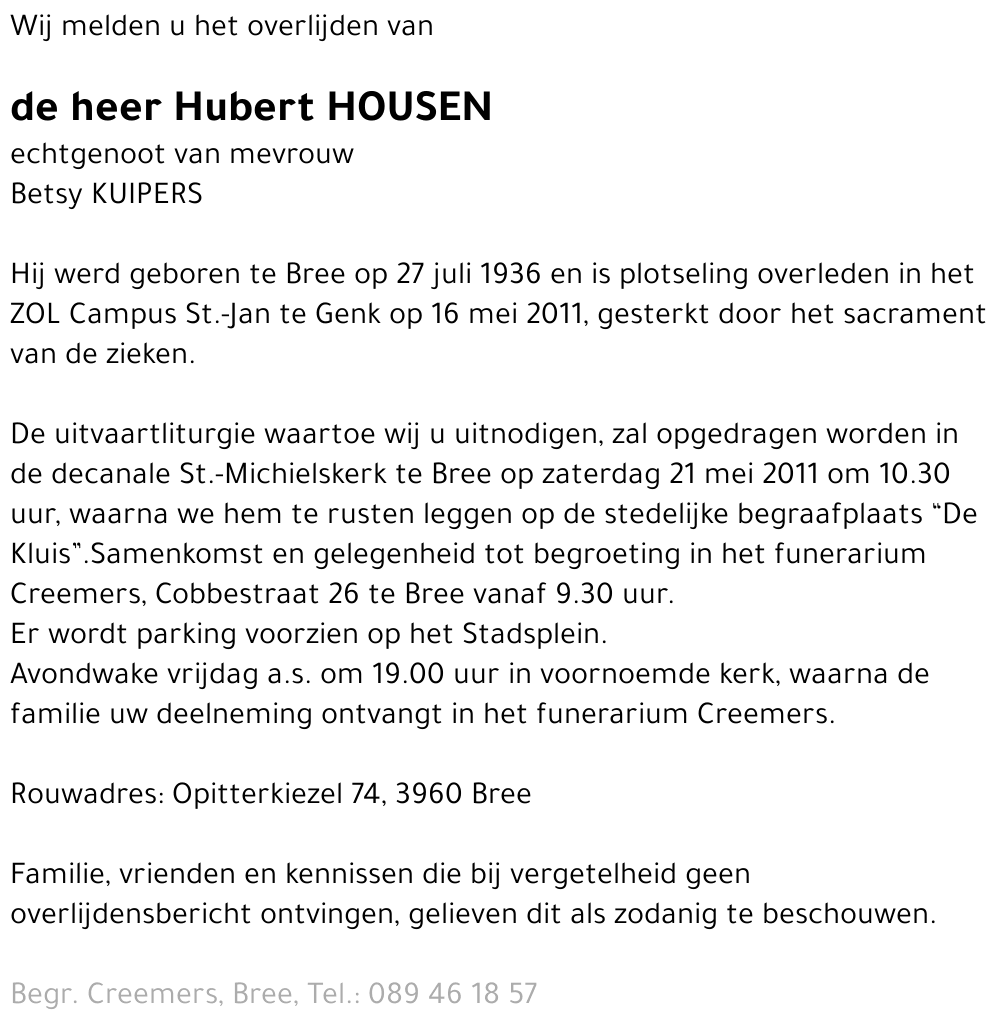 Hubert Housen