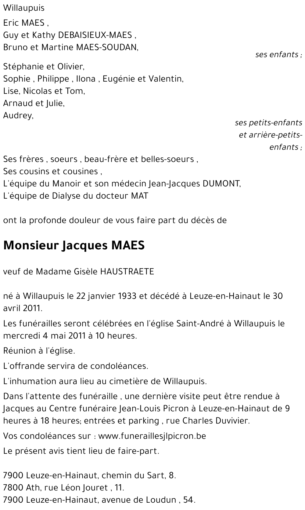 Jacques MAES