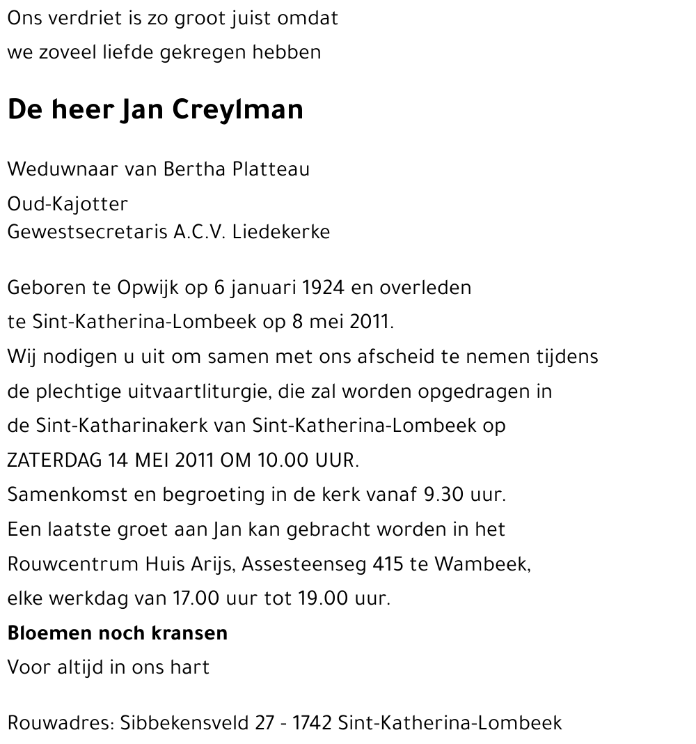 Jan Creylman