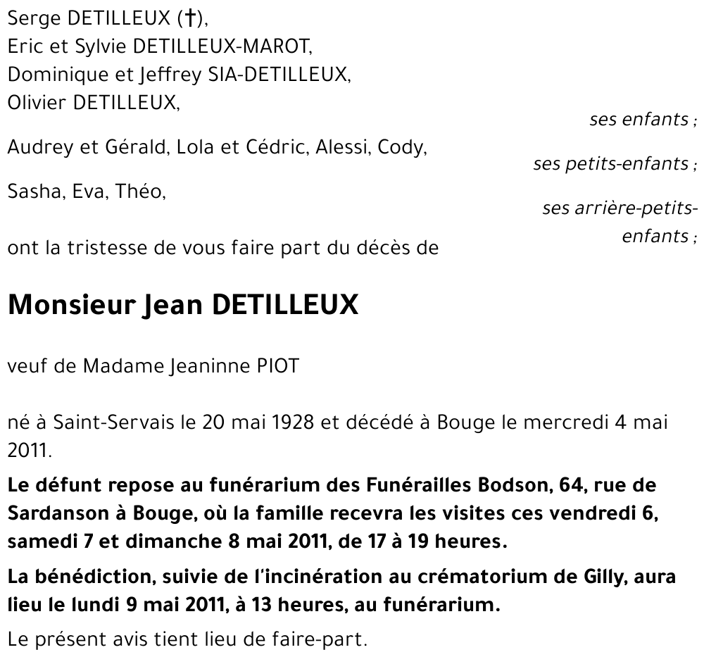 Jean DETILLEUX