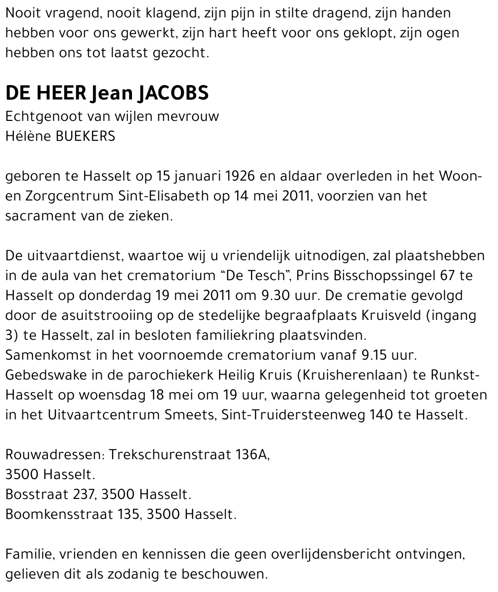Jean Jacobs