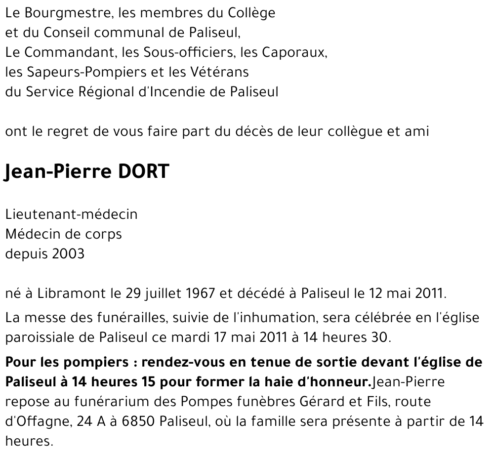 Jean-Pierre DORT