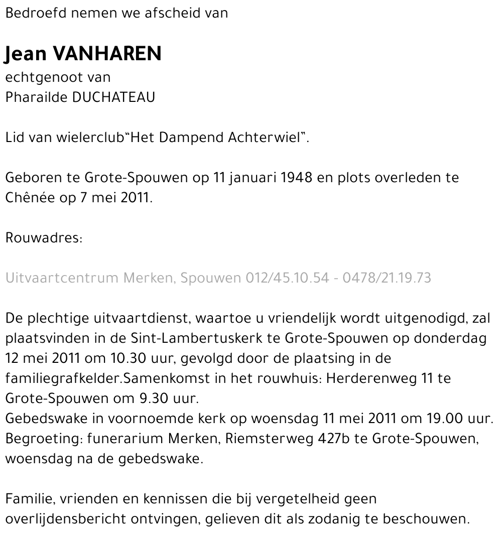 Jean Vanharen