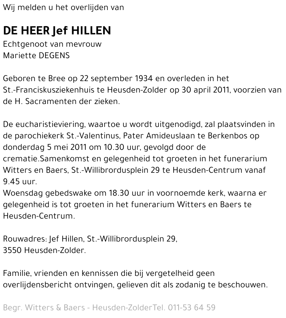 Jef Hillen