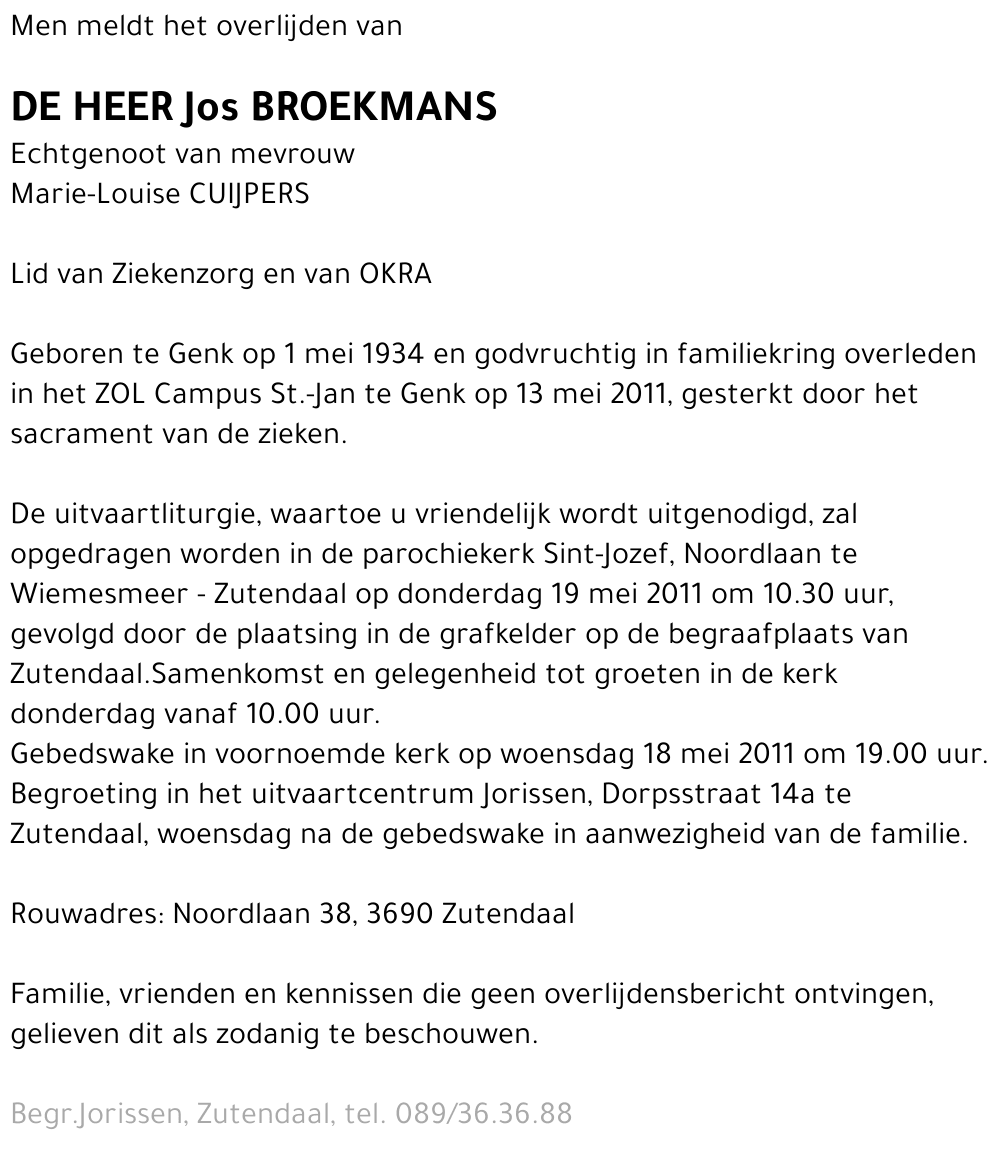 Jos Broekmans