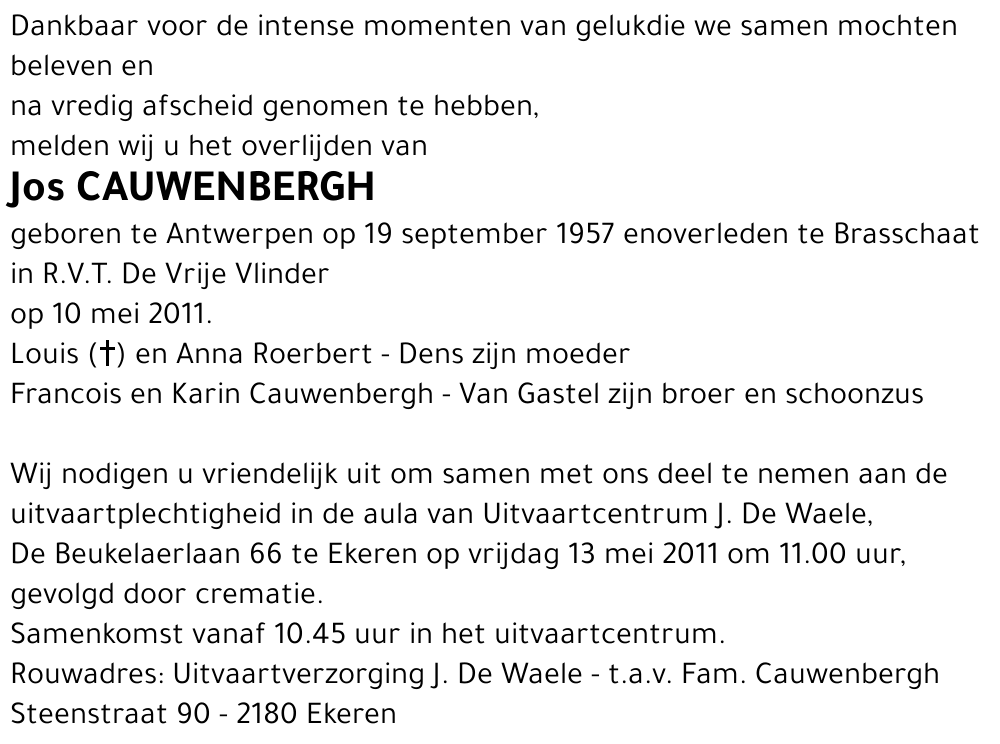 Jos Cauwenbergh