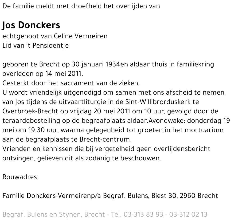 Jos Donckers