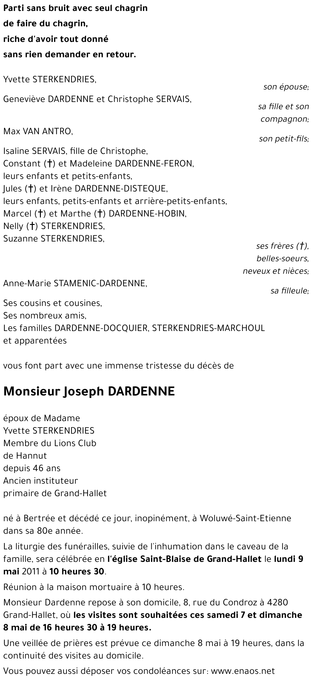 Joseph DARDENNE