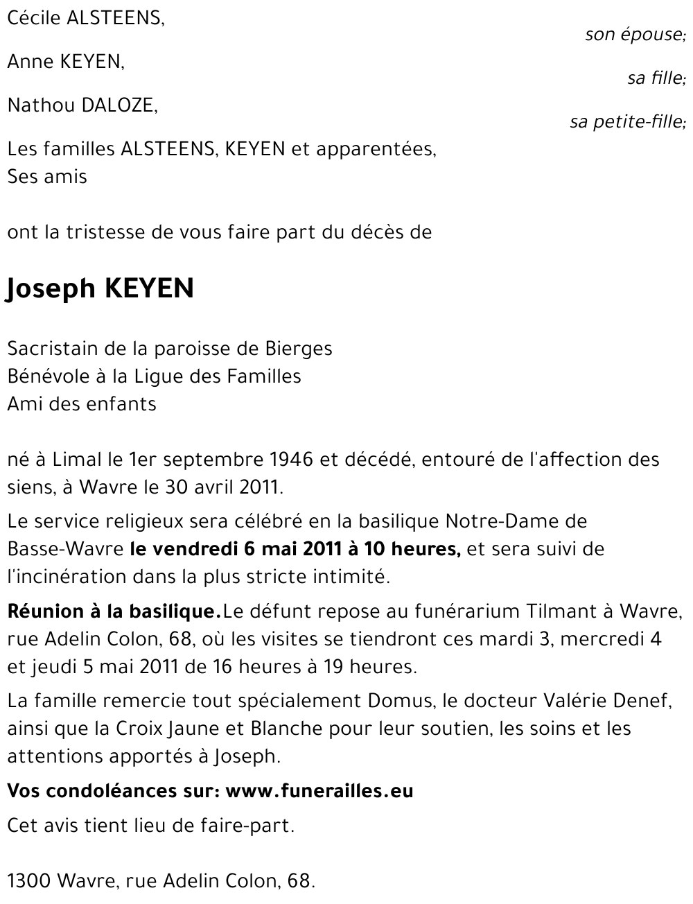Joseph KEYEN