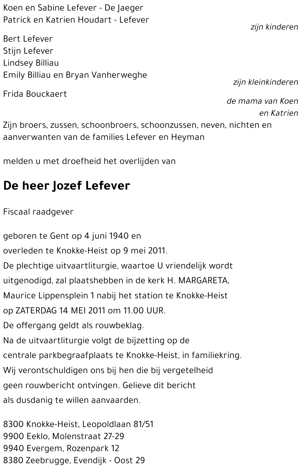 Jozef Lefever