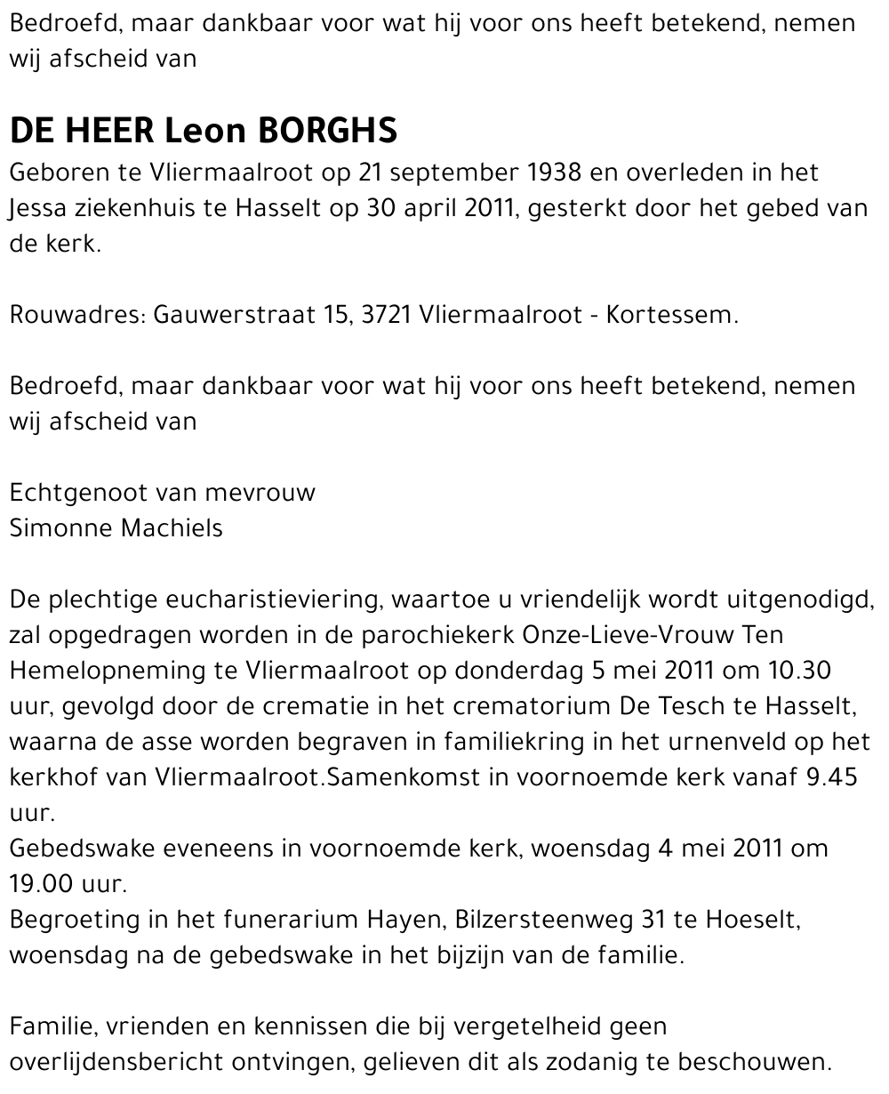 Leon Borghs