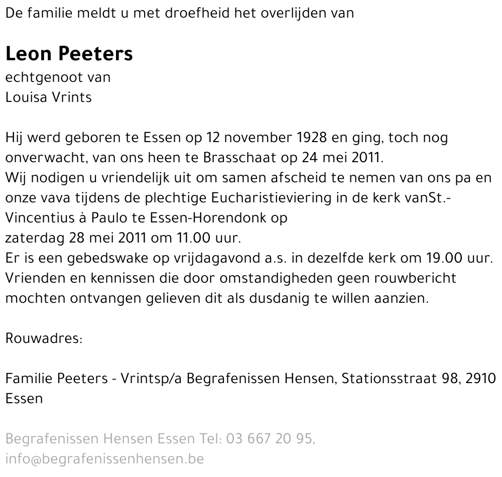 Leon Peeters