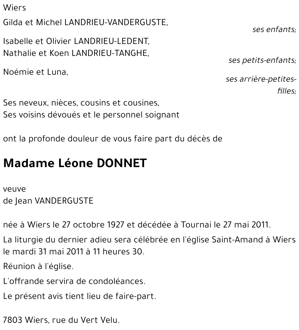 Léone DONNET