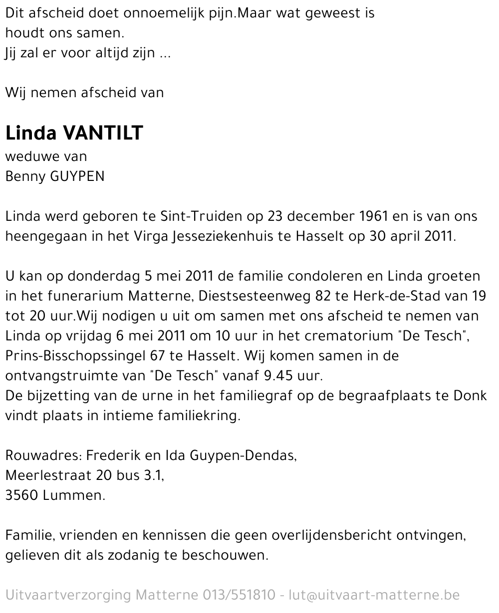 Linda Vantilt