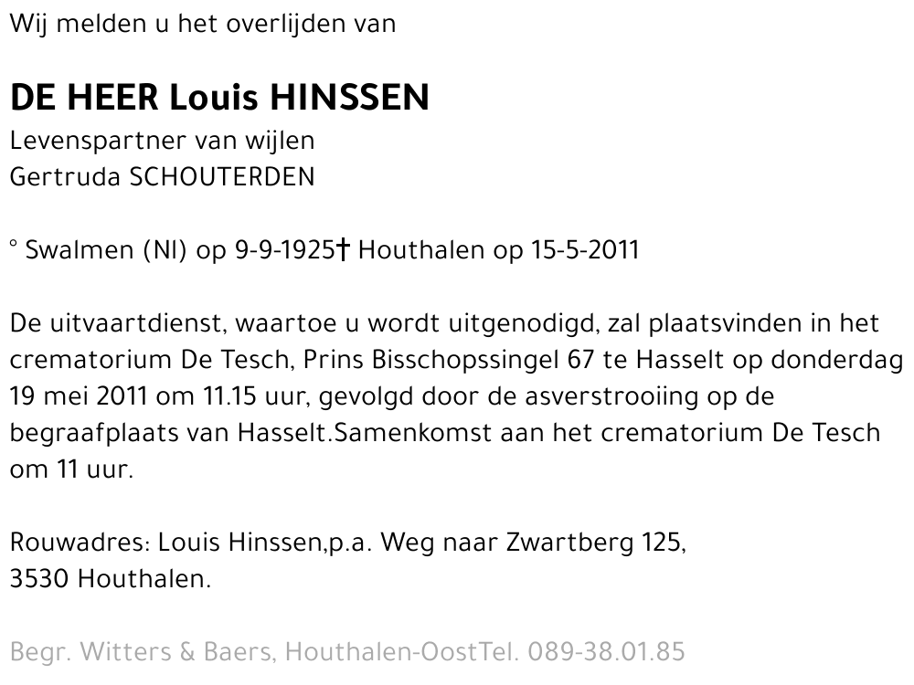 Louis Hinssen