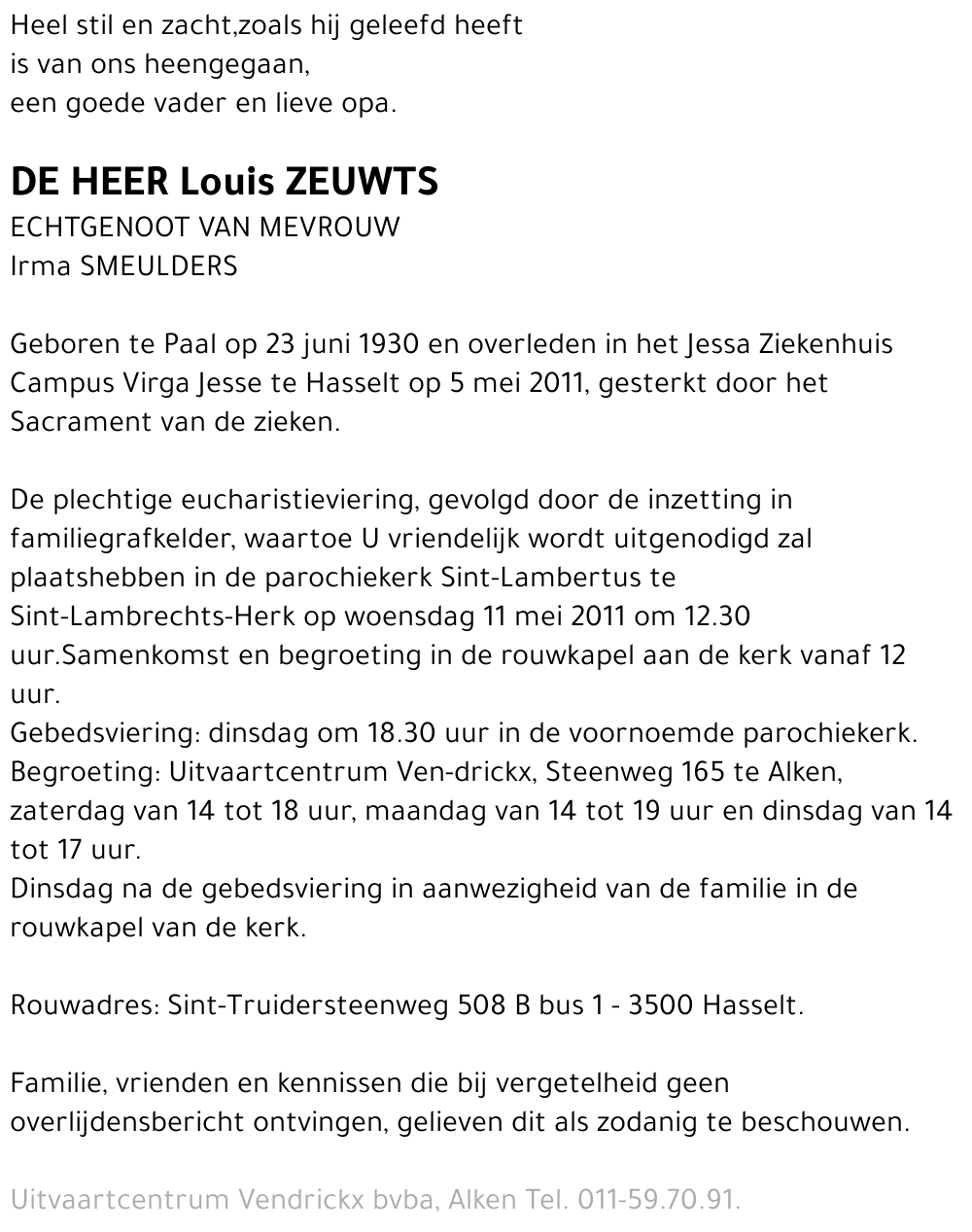 Louis Zeuwts