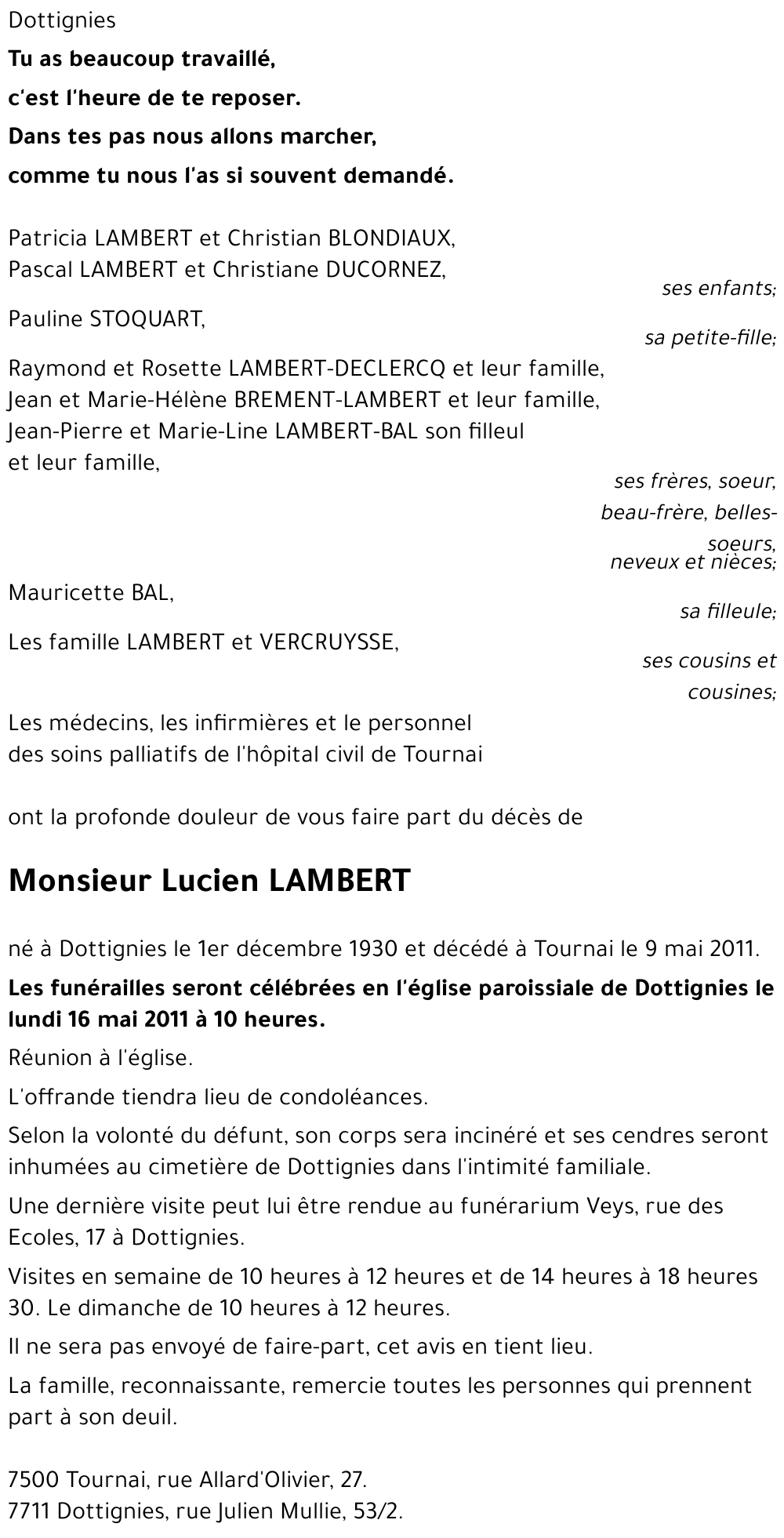 Lucien LAMBERT