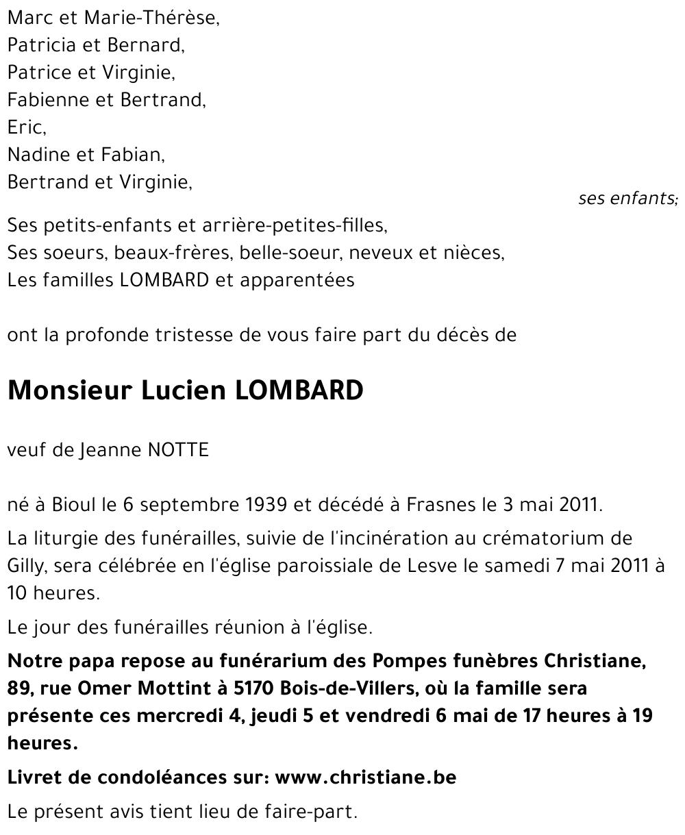 Lucien LOMBARD