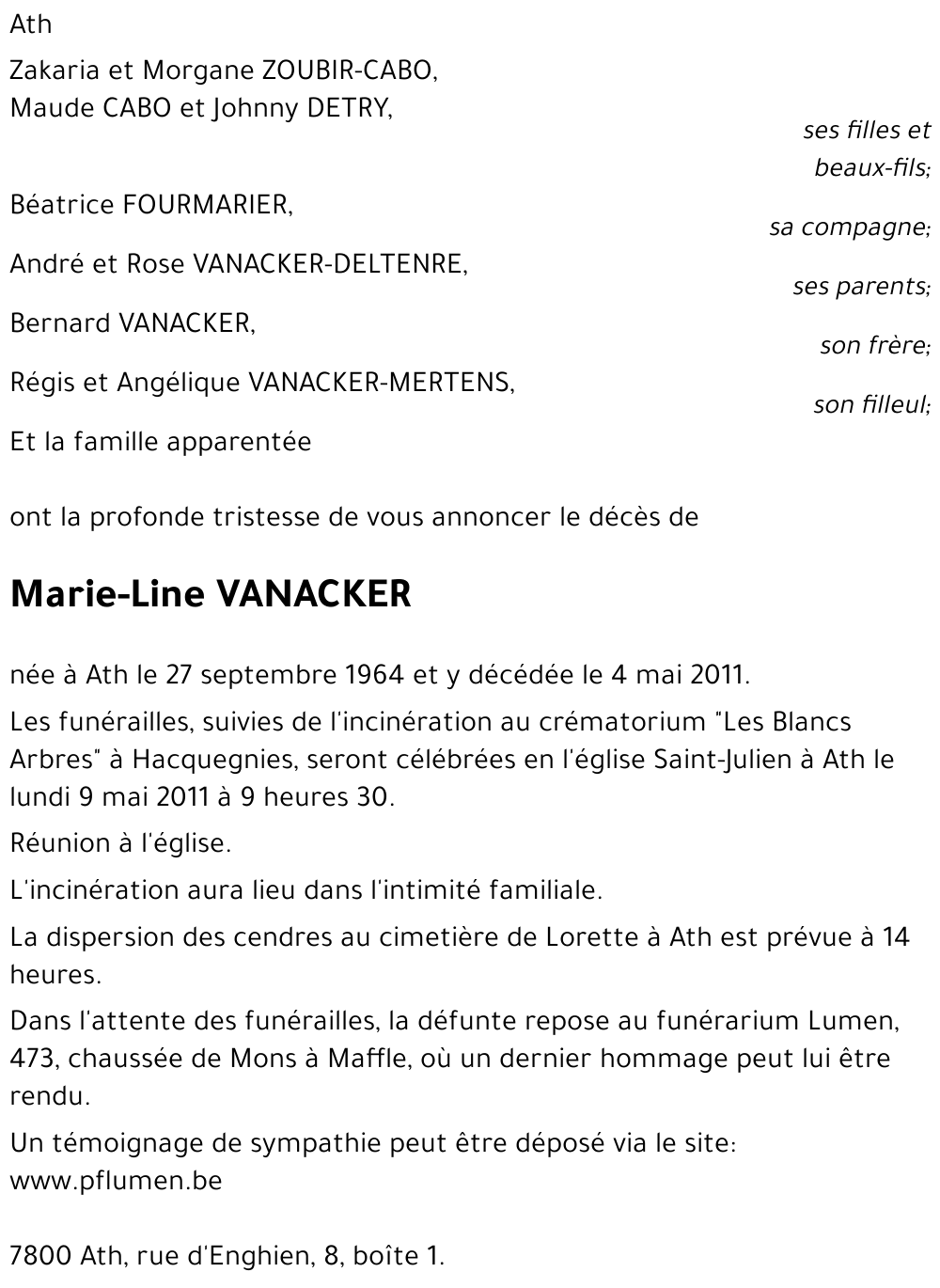 Marie-Line Vanacker