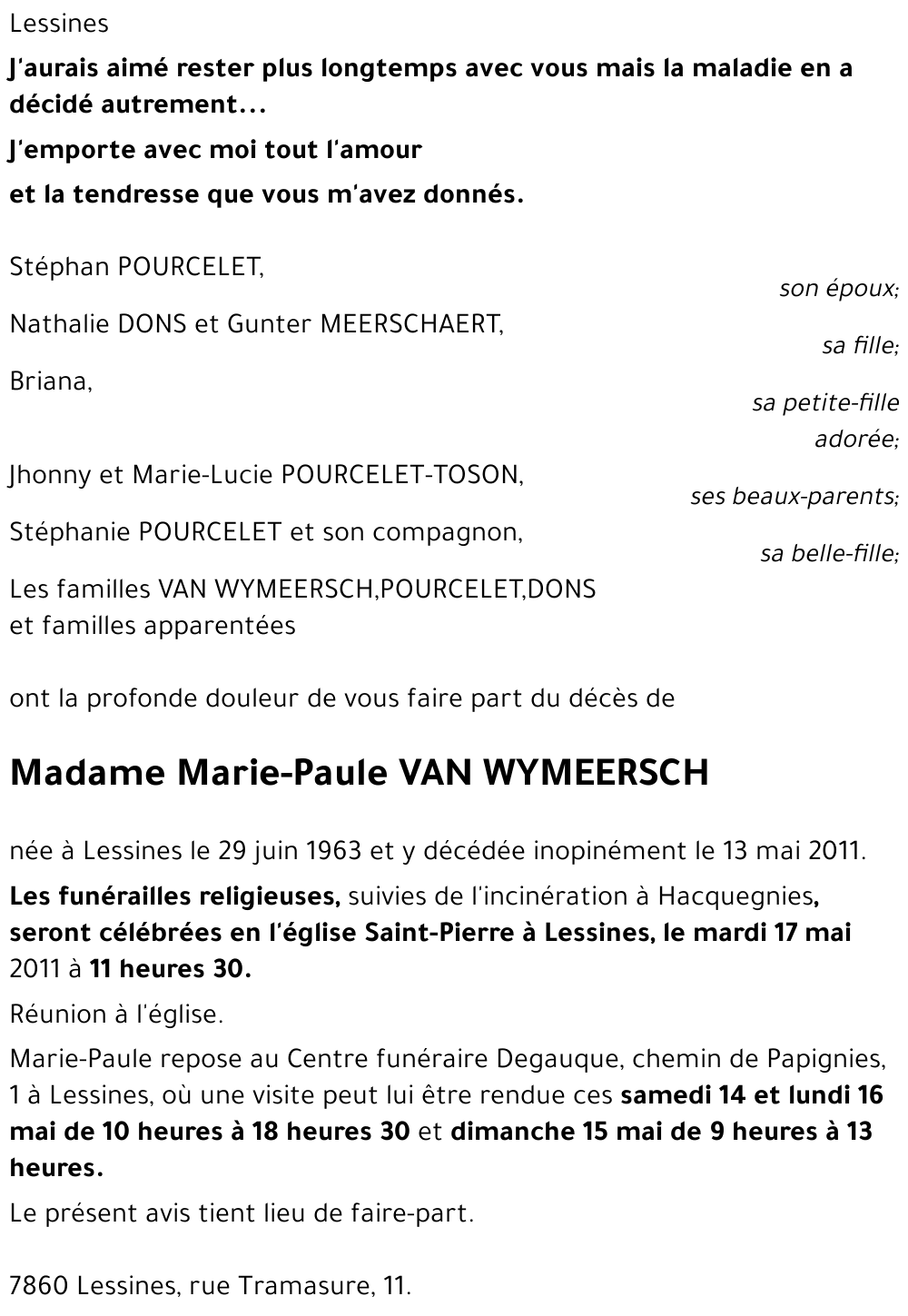 Marie-Paule VAN WYMEERSCH