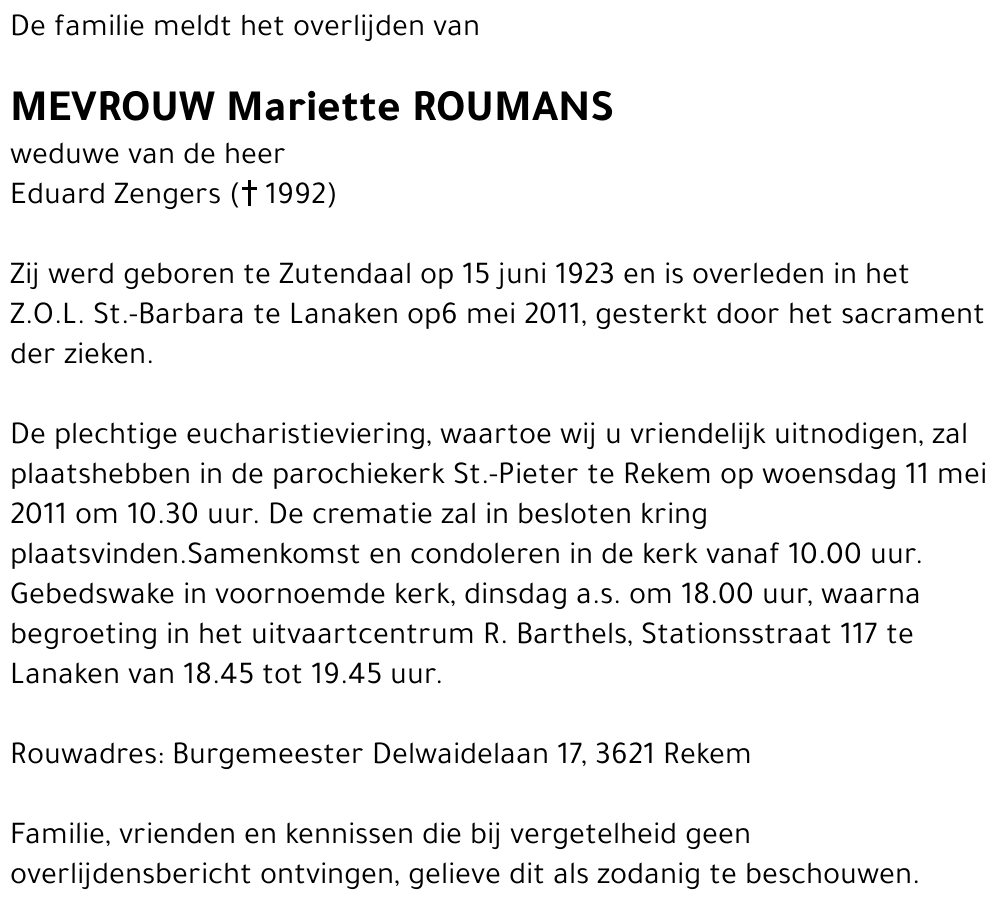Mariette Roumans