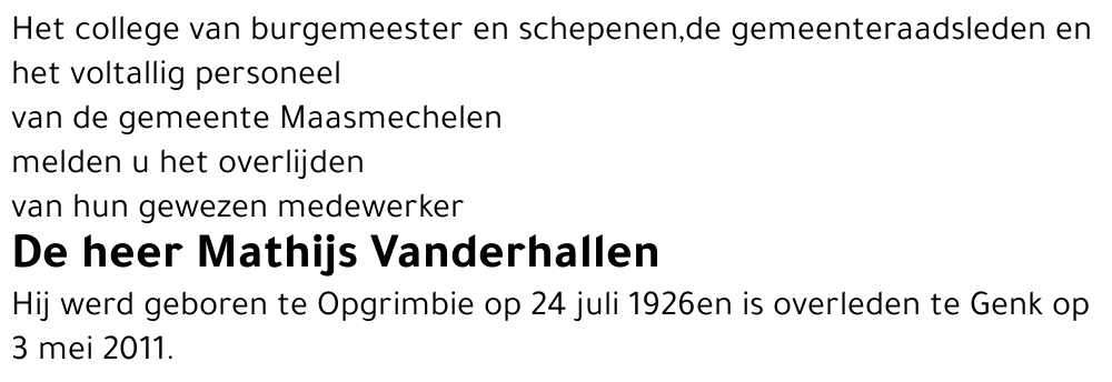 Mathijs Vanderhallen