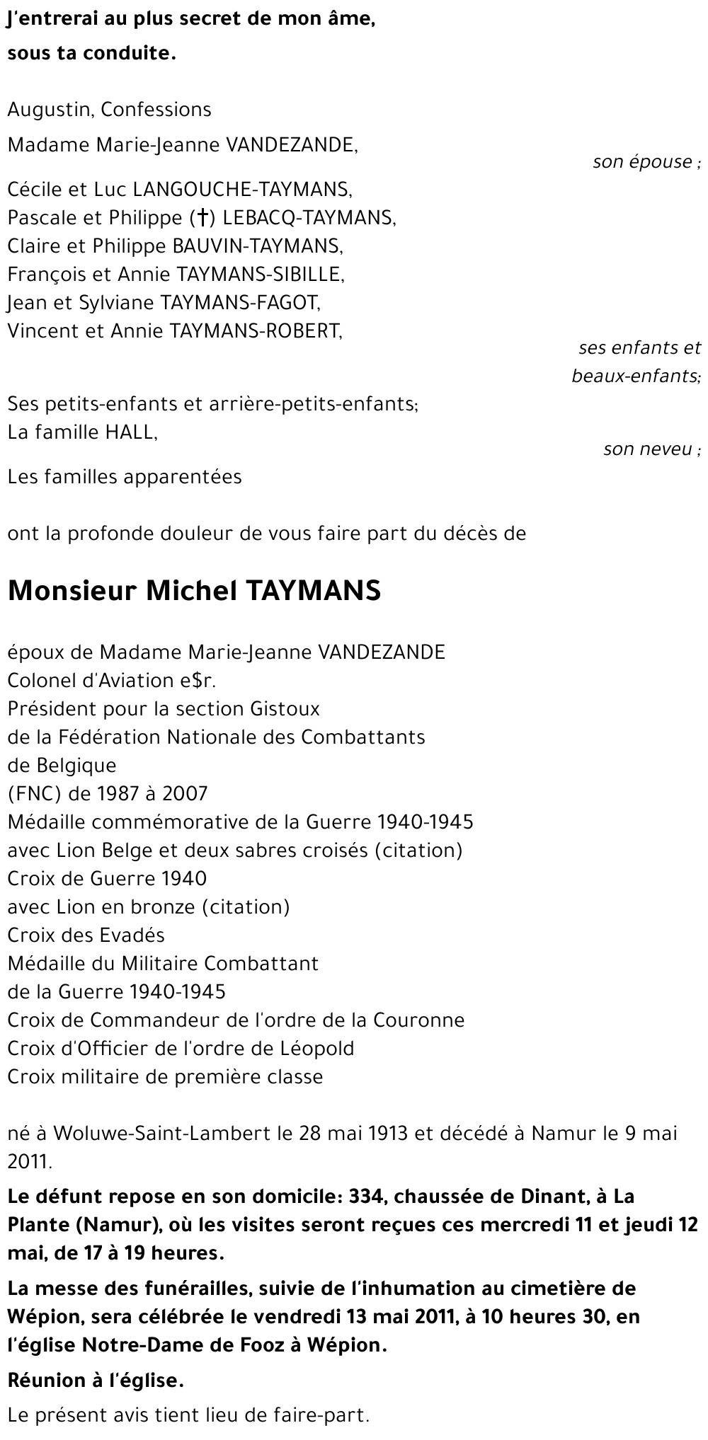 Michel TAYMANS
