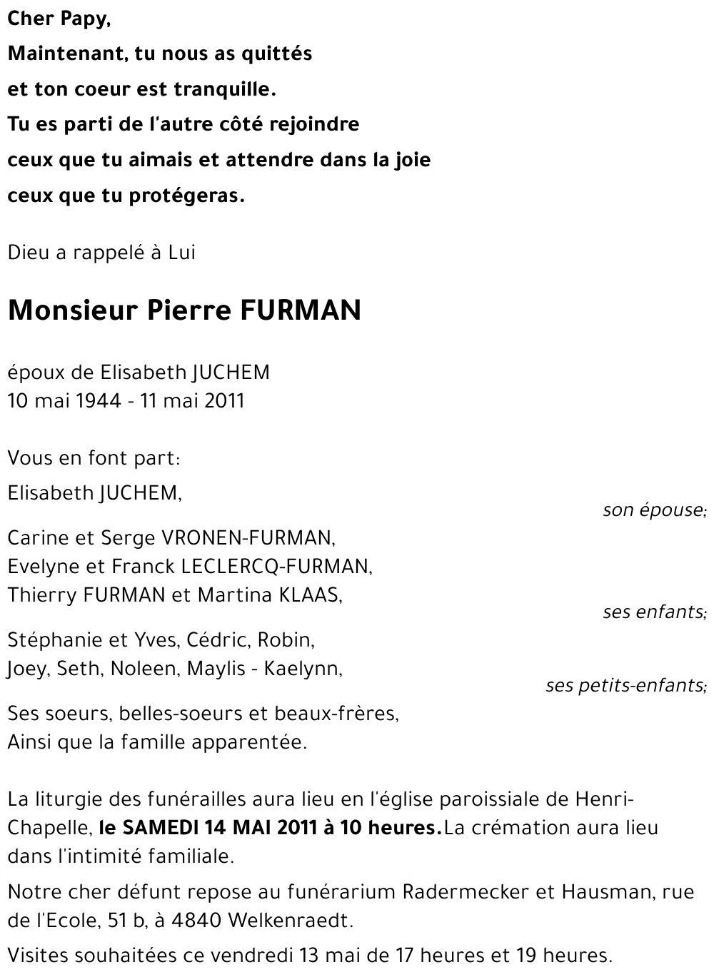 Pierre FURMAN