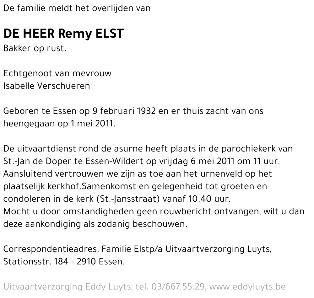 Remy Elst