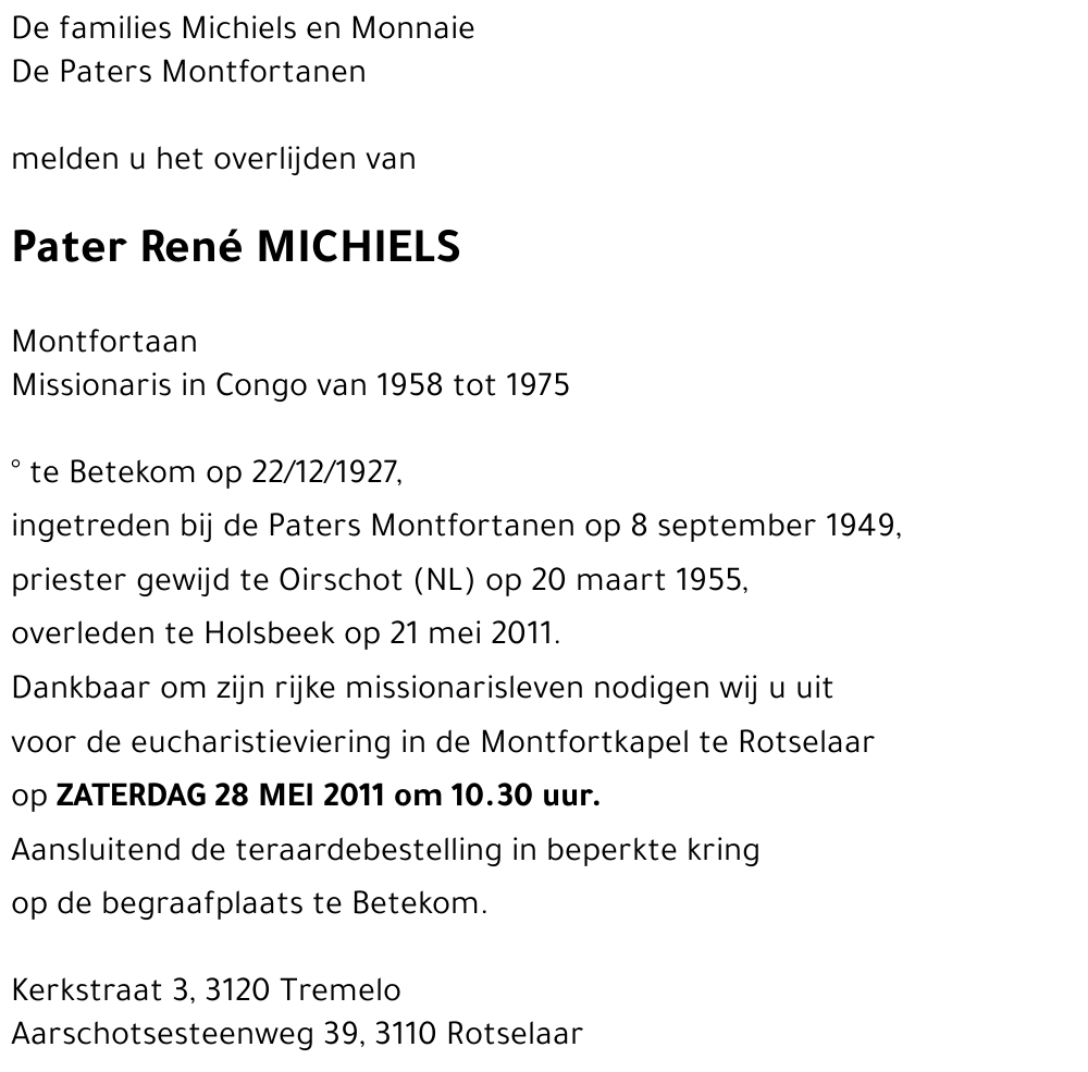René MICHIELS