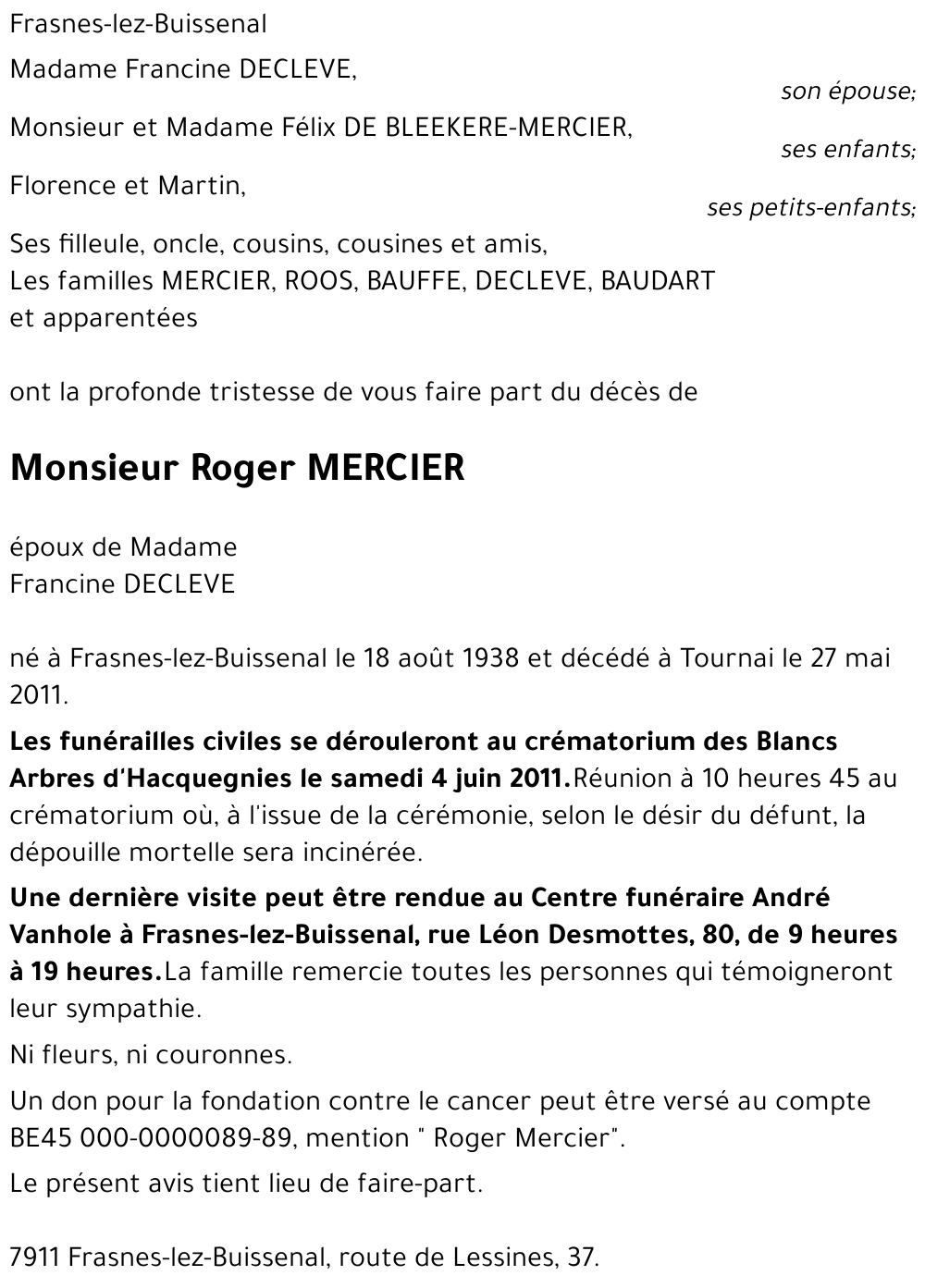 Roger MERCIER