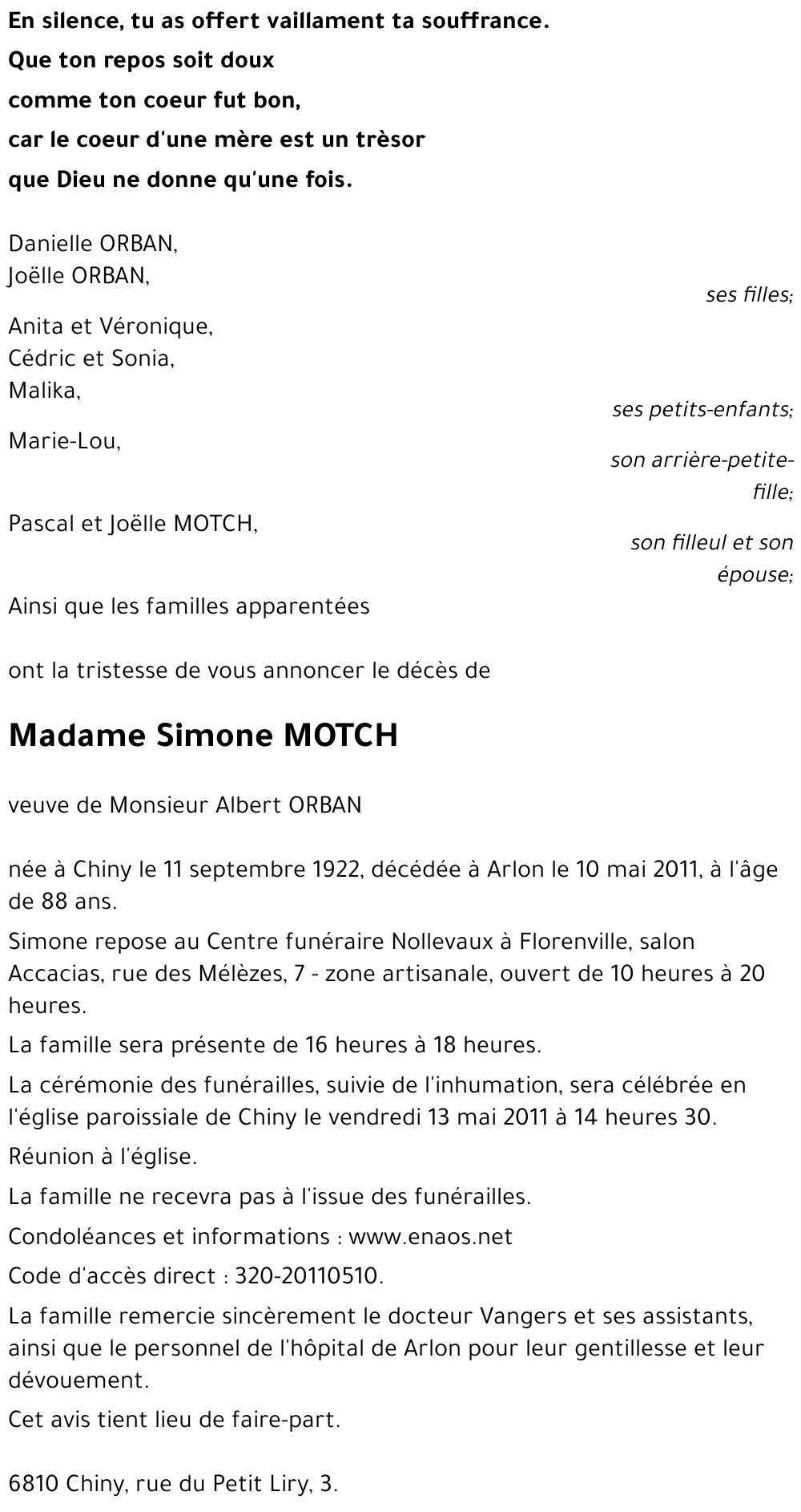 Simone MOTCH