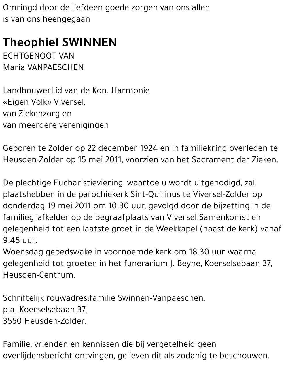 Theophiel Swinnen