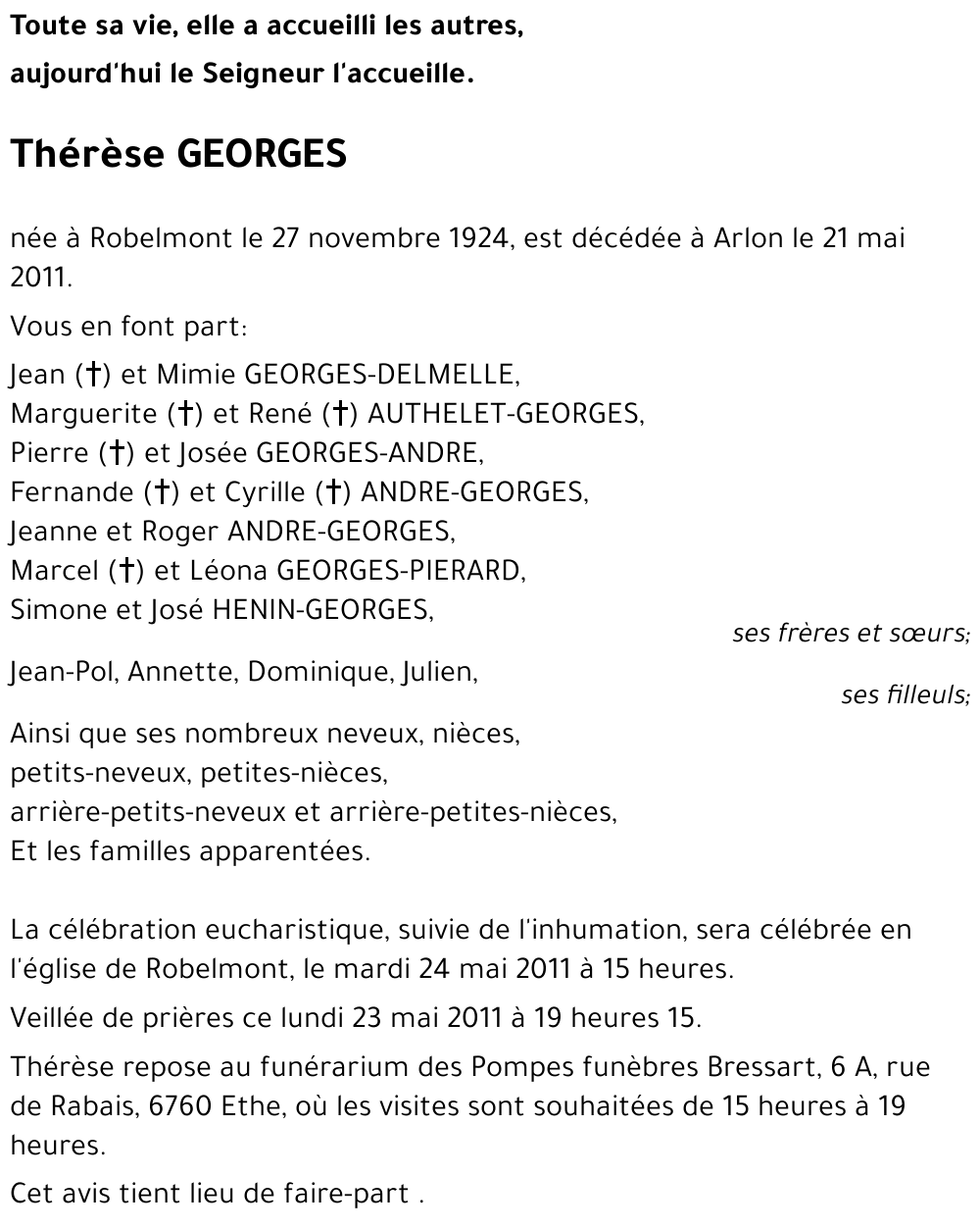 Thérèse GEORGES
