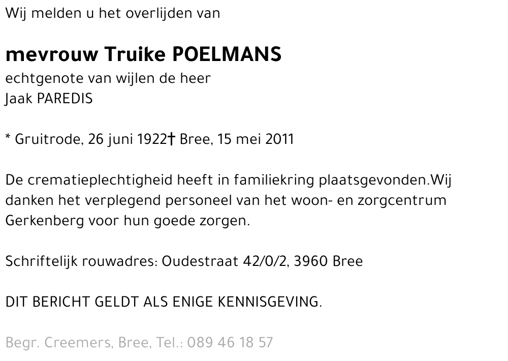 Truike Poelmans