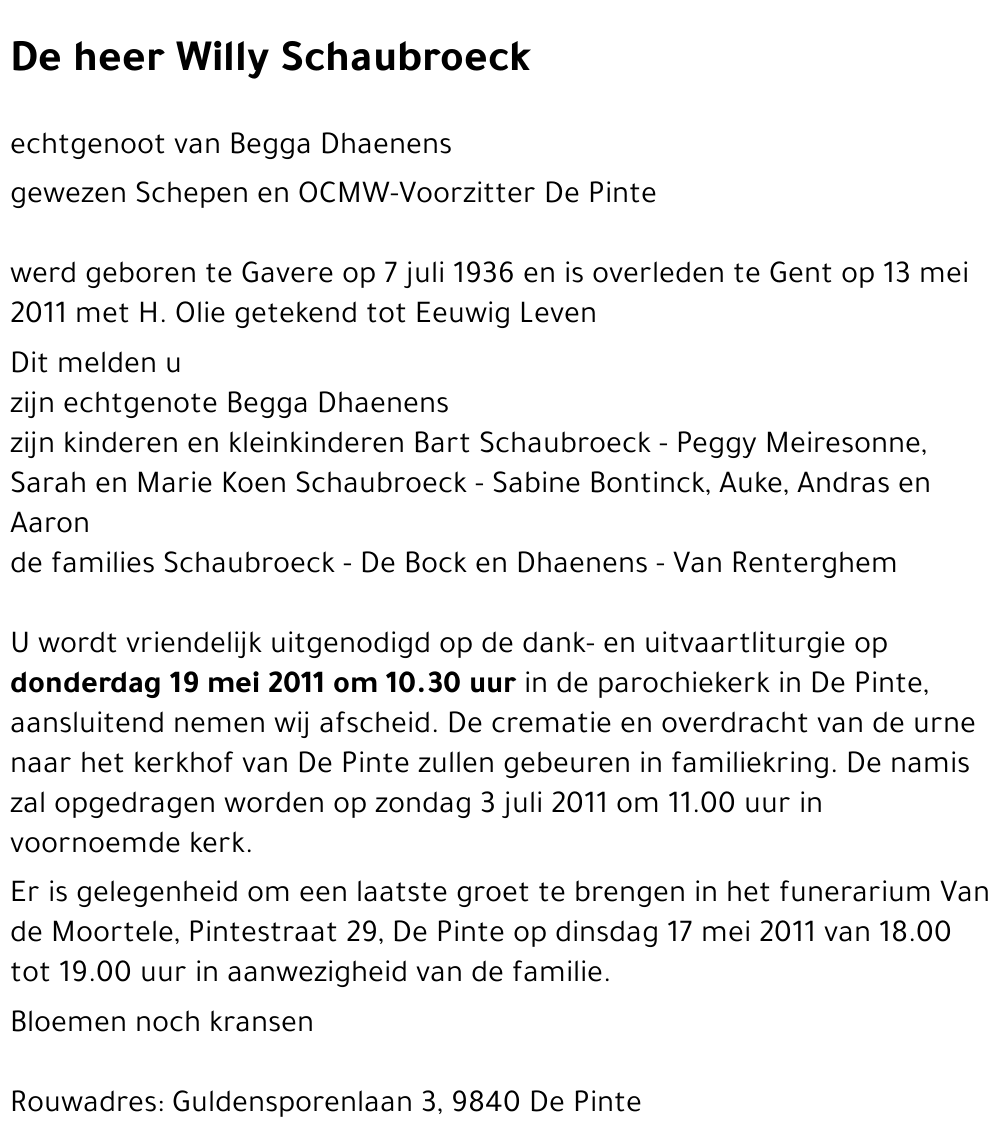 Willy Schaubroeck