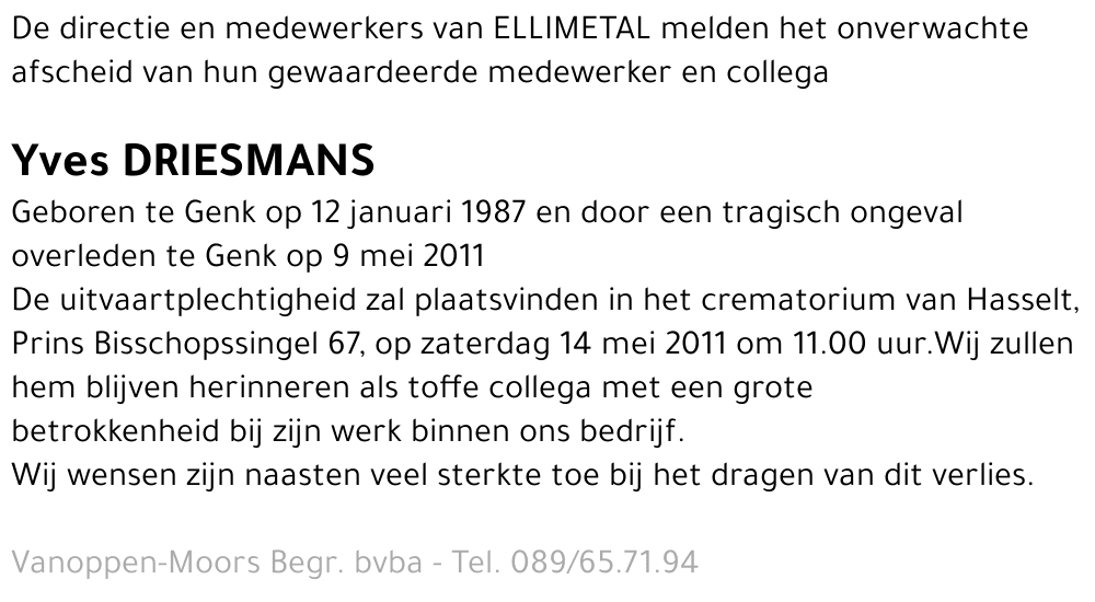 Yves Driesmans