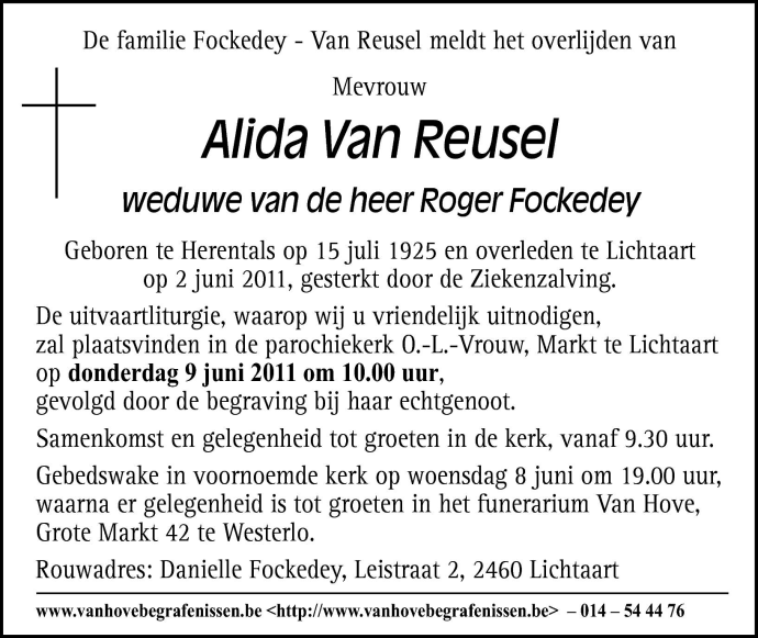 Alida Van Reusel