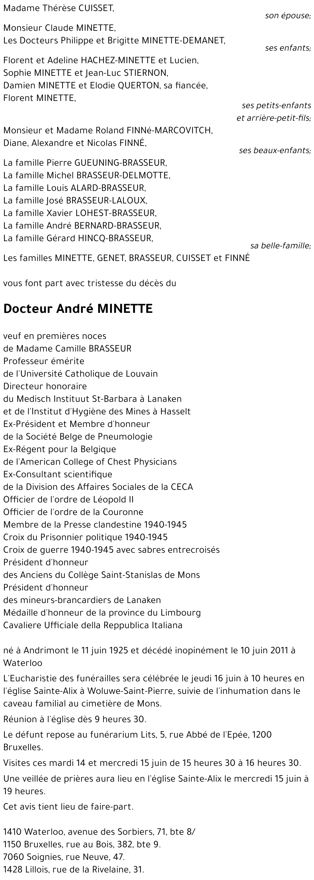 André MINETTE
