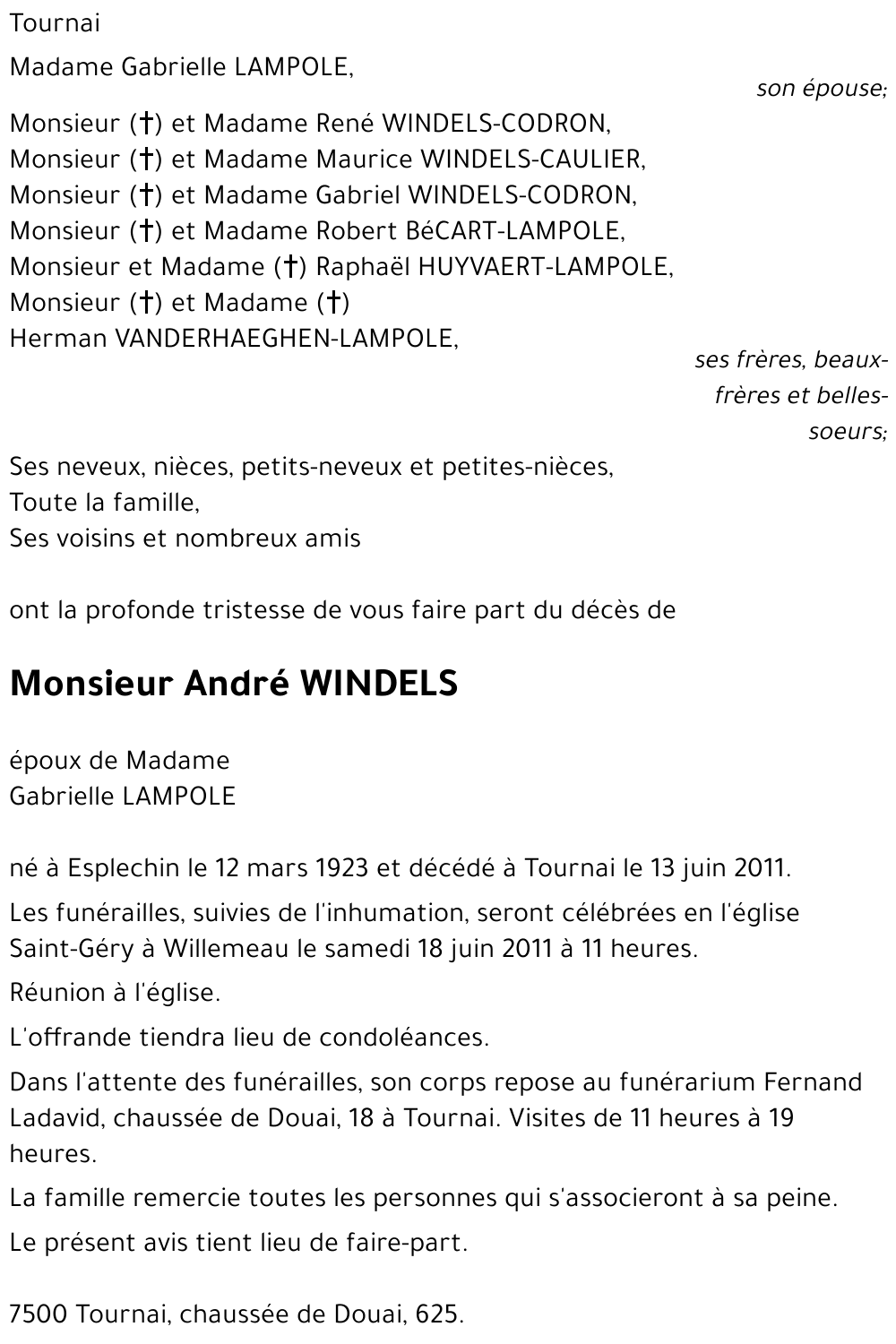 André WINDELS