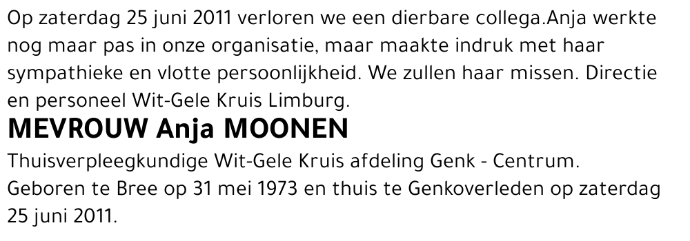 Anja MOONEN