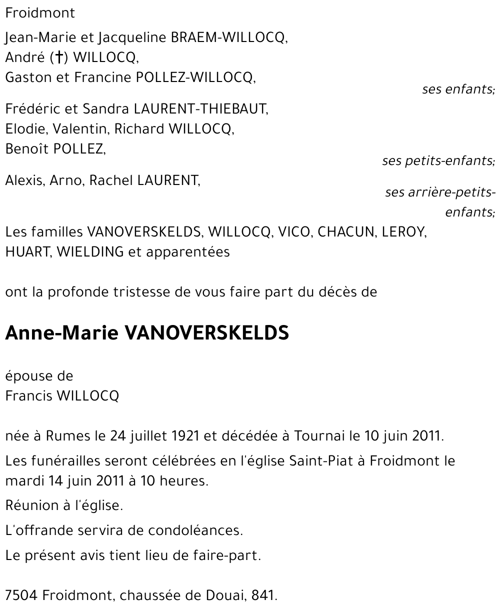 Anne-Marie VANOVERSKELDS