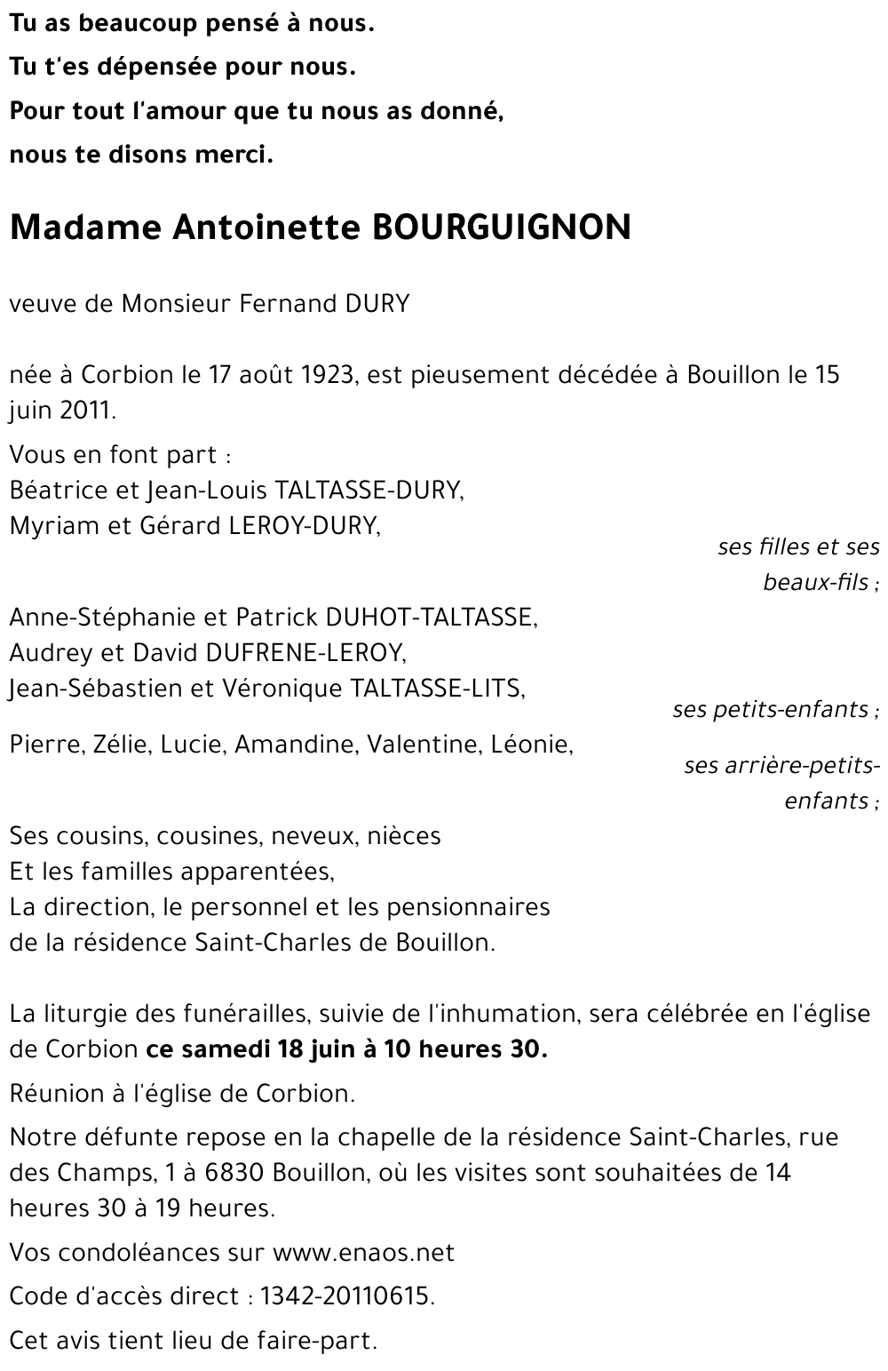 Antoinette BOURGUIGNON