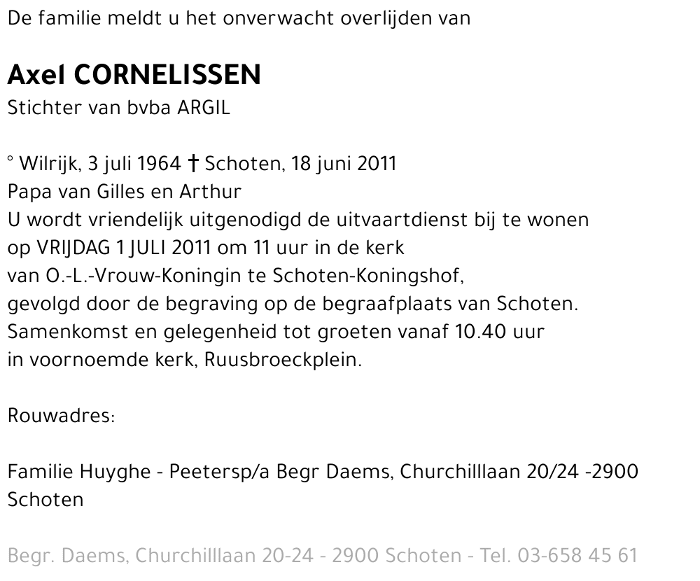 Axel Cornelissen