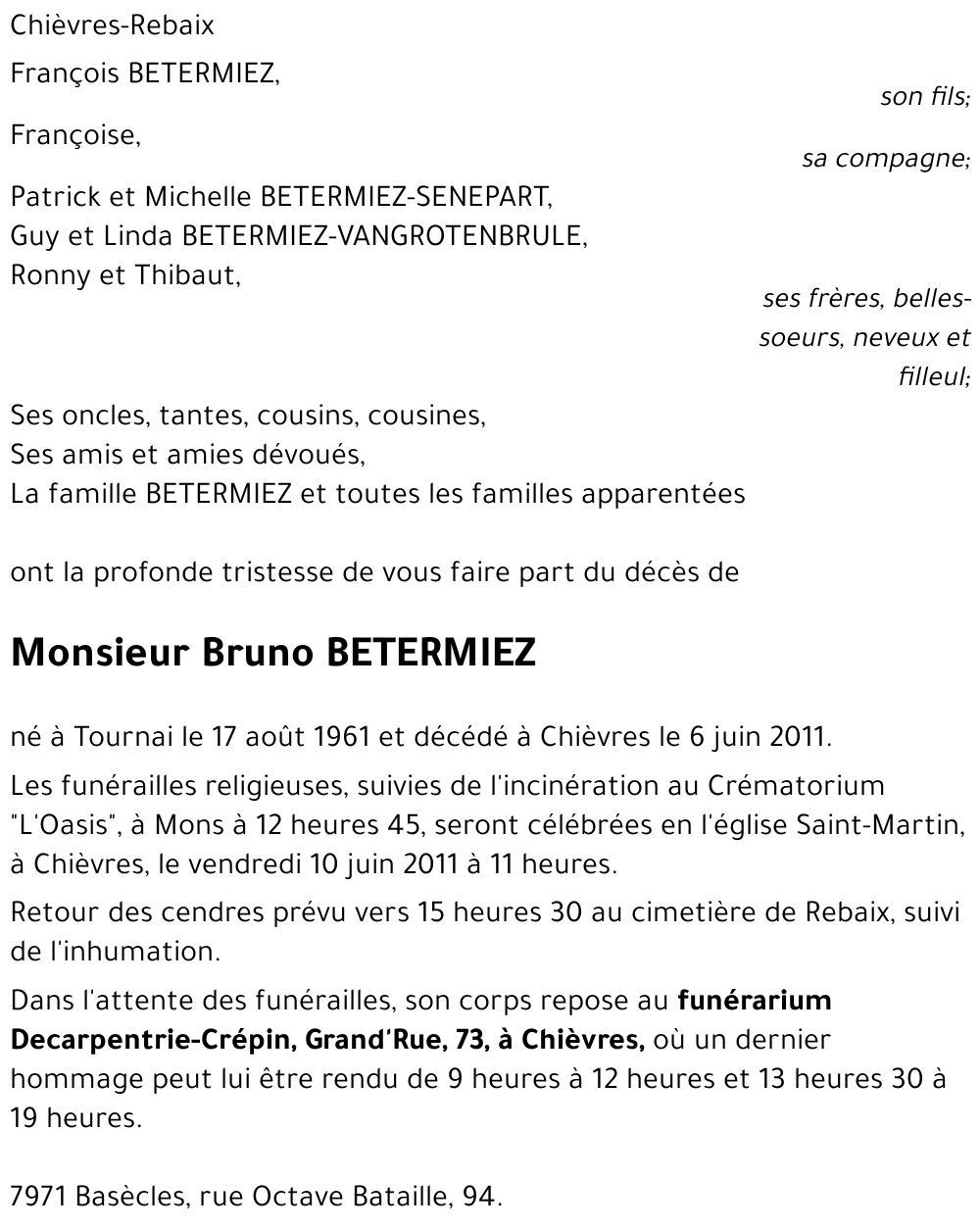 Bruno BETERMIEZ
