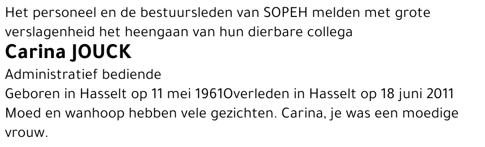 Carina Jouck