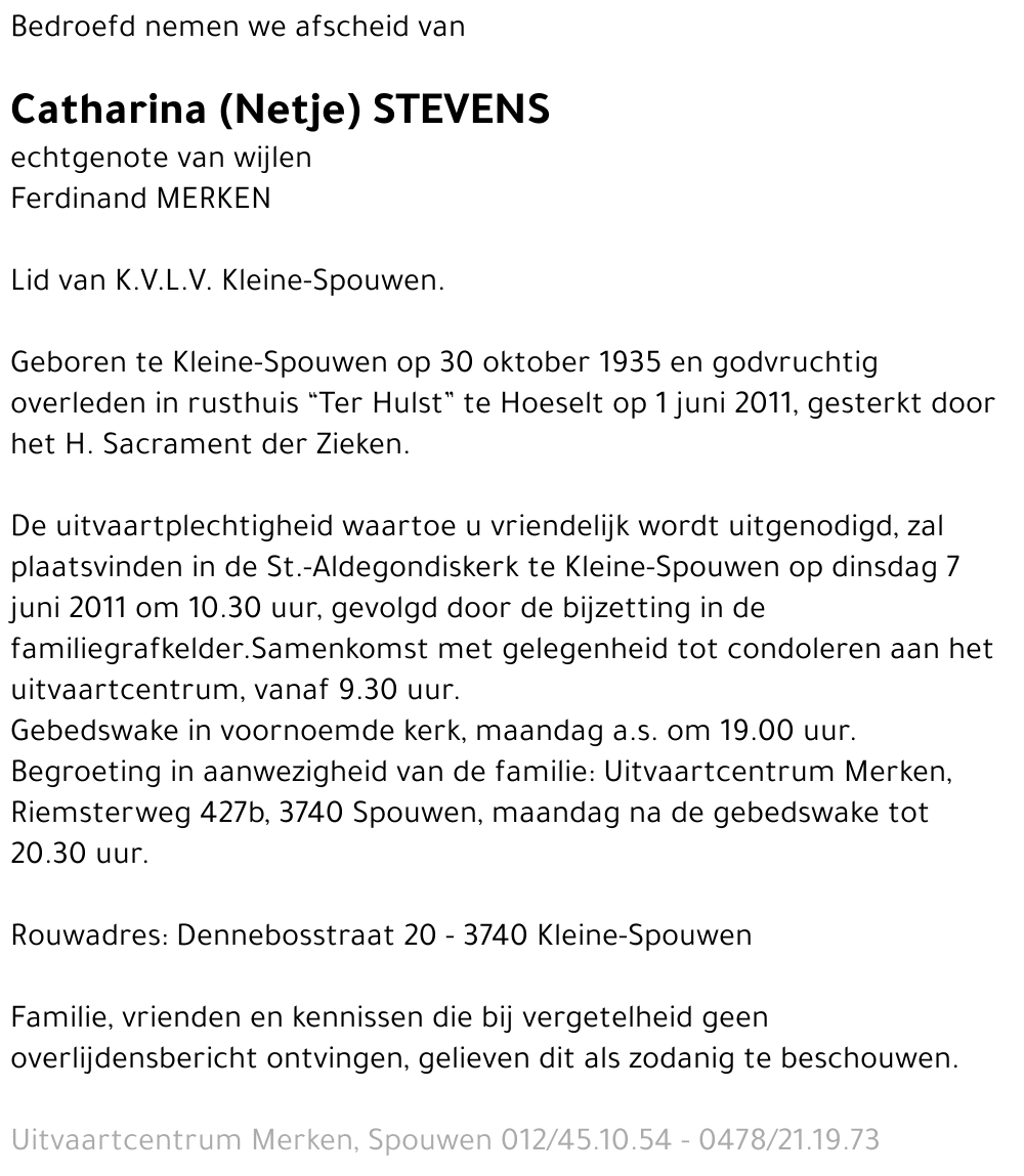 Catharina Stevens